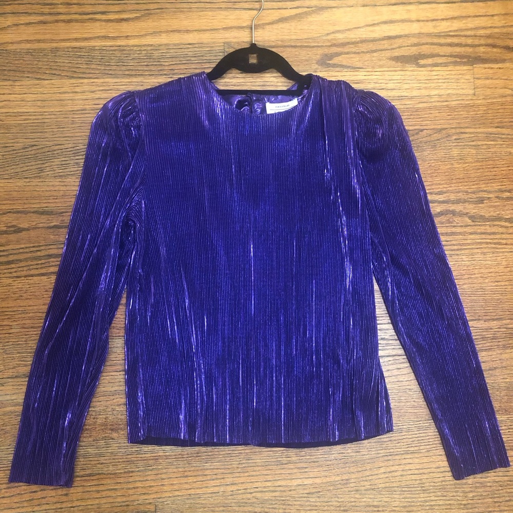 & Other Stories Purple Blouse